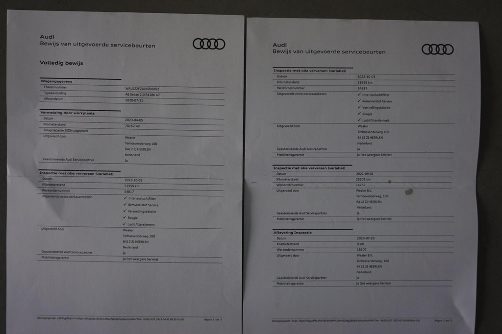 Audi A6 (J900FL) met abonnement